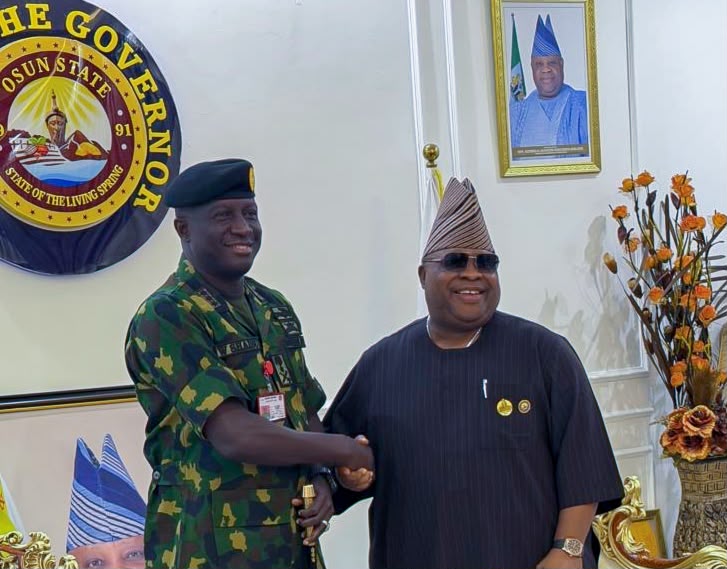 Governor Adeleke Praises Military Contributions to National Defence, Identifies Four Security Challenges for Actions