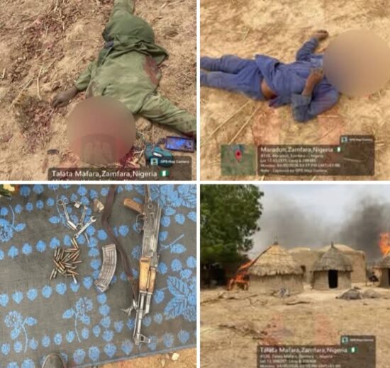 Soldiers d£stroy terrorist camp, r£scue three h0stages in Zamfara