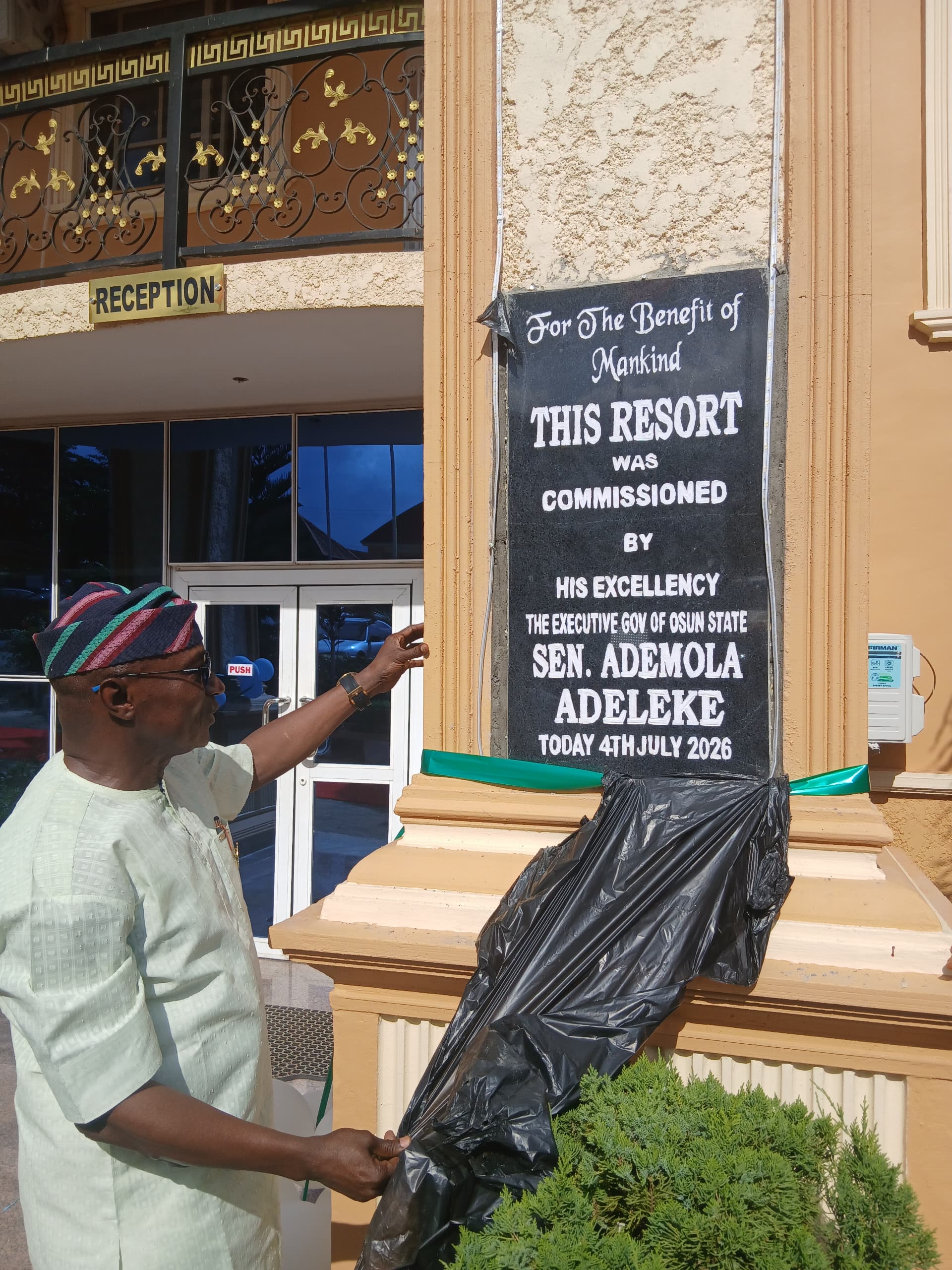 Governor Adeleke Commission new Hospitality and Tourism Facility