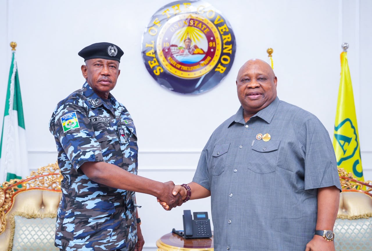 Osun Security: Governor Adeleke, New Police CP Seek Peace Building, State Reconciliation